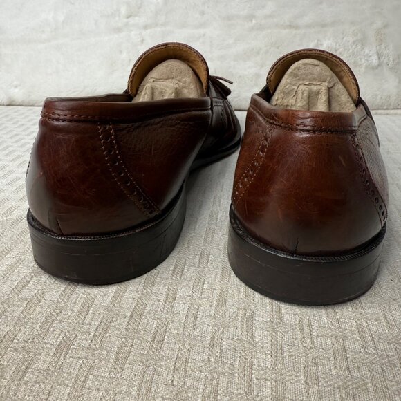 Johnston & Murphy Cellini 10.5M Mens Brown Leather Tassel  display picture 3